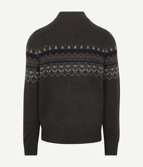 Pullover iker nordic wool blend hazel