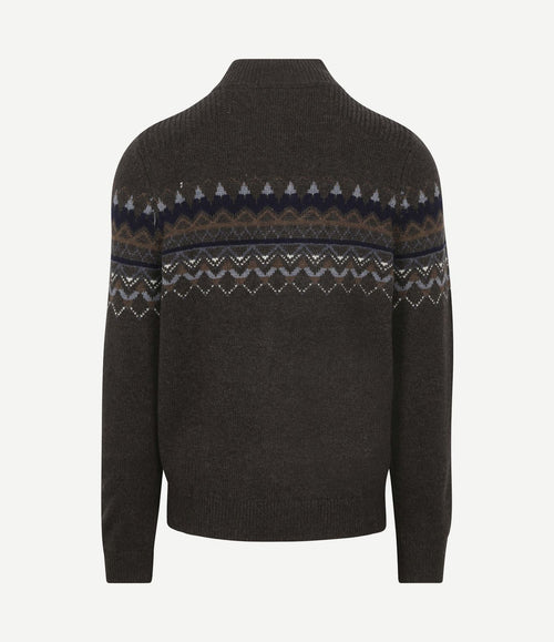 Pullover iker nordic wool blend hazel