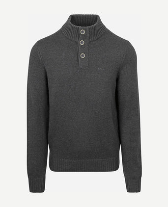Pullover mocker adan antraciet