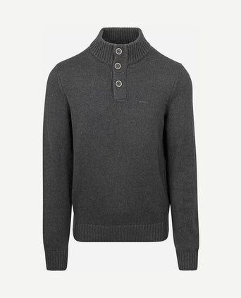 Pullover mocker adan antraciet