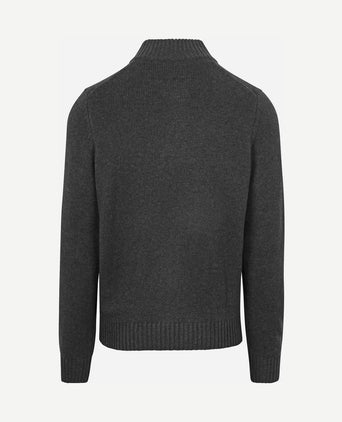 Pullover mocker adan antraciet