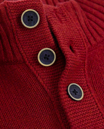 Pullover mocker adan cherry red