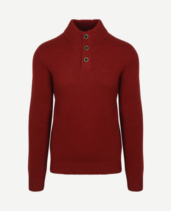 Pullover mocker adan cherry red