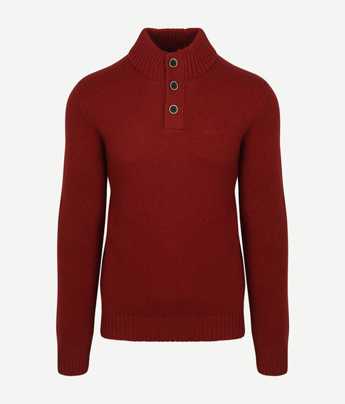 NZA pullover mocker adan cherry red | Regular-fit