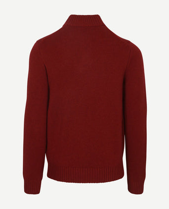 Pullover mocker adan cherry red