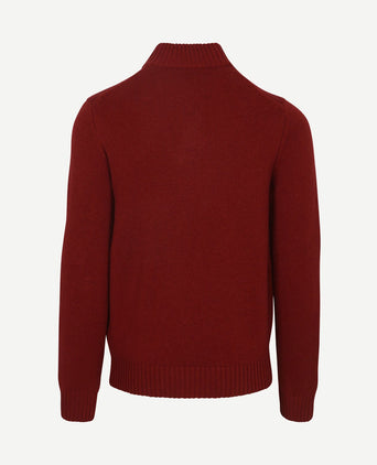 Pullover mocker adan cherry red