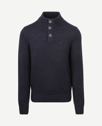 Pullover mocker adan donkerblauw