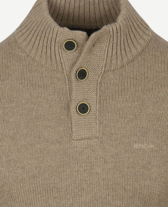 Pullover mocker adan warm beige