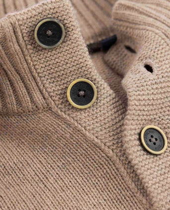 Pullover mocker adan warm beige