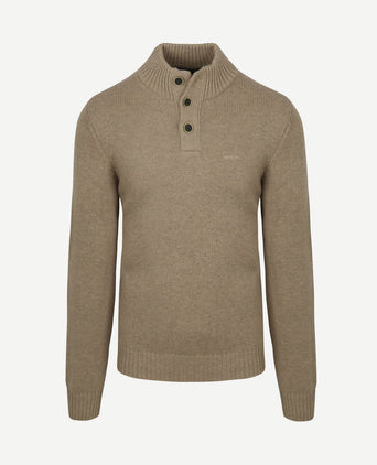 Pullover mocker adan warm beige