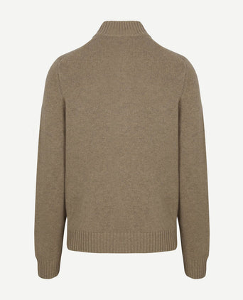 Pullover mocker adan warm beige