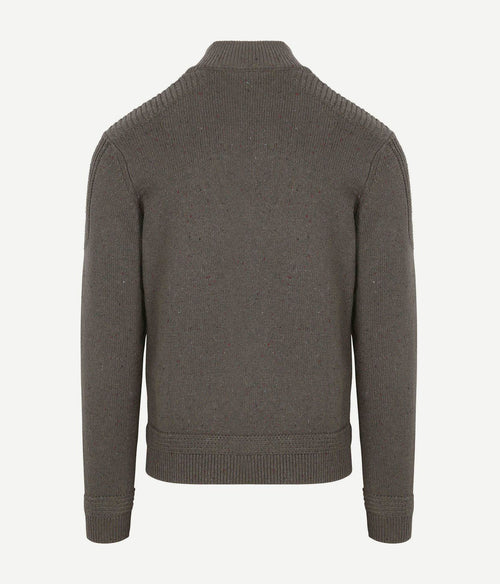 Pullover mocker conor melange army grey