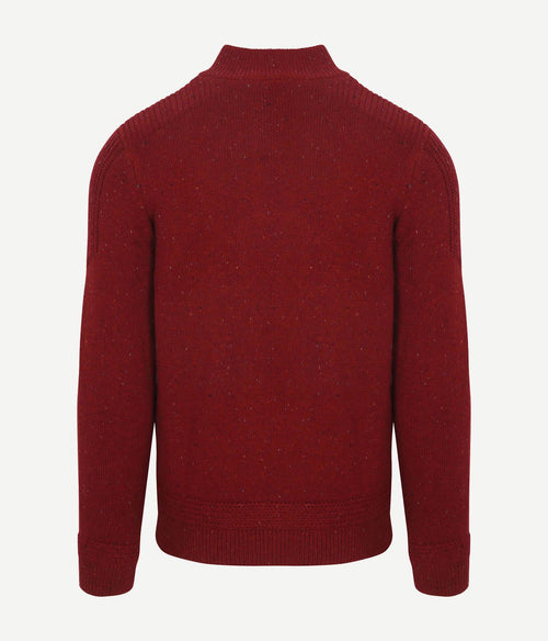 NZA pullover mocker conor melange cherry red | Regular-fit