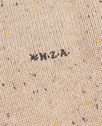 Pullover mocker conor melange warm beige