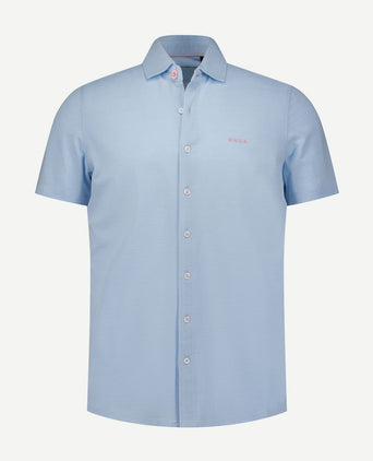 NZA shirt short sleeve patrick pastel blue