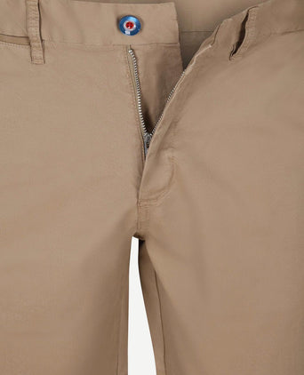 Shorts twill stretch dune beige