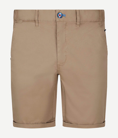 Shorts twill stretch dune beige