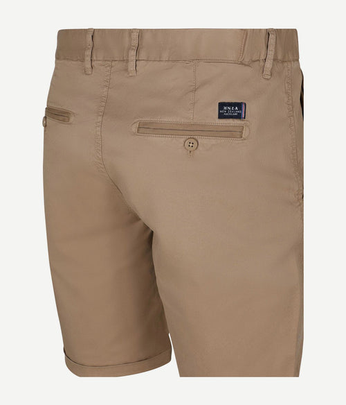 Shorts twill stretch dune beige