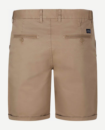 Shorts twill stretch dune beige
