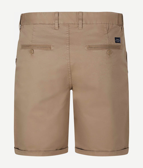Shorts twill stretch dune beige