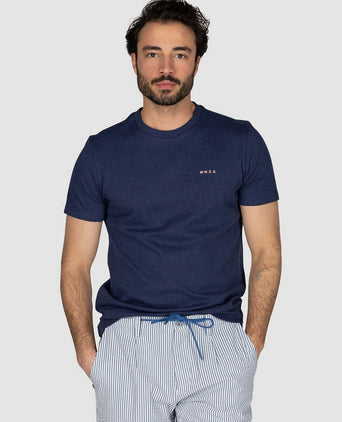 NZA t-shirt franklin light donkerblauw