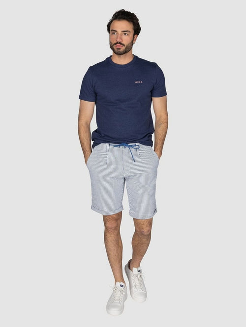 NZA t-shirt franklin light donkerblauw