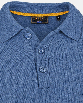 Trui dobson wool blend blue