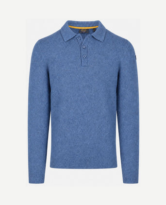 Trui dobson wool blend blue