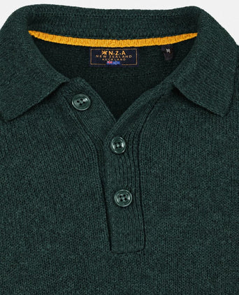 Trui dobson wool blend donkergroen