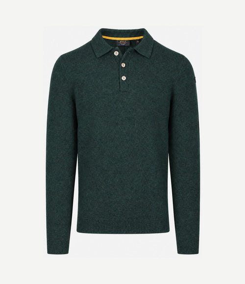 Trui dobson wool blend donkergroen