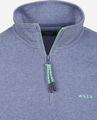 NZA trui halfzip cesar dusk donkerblauw | Regular-fit