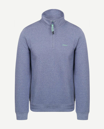 NZA trui halfzip cesar dusk donkerblauw | Regular-fit