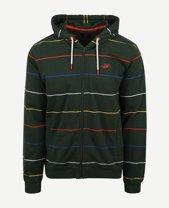 NZA vest strepen groen | Regular-fit