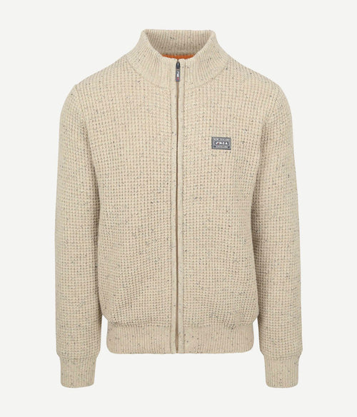 NZA vest wolmix dominick beige | Regular-fit