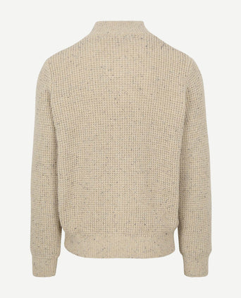 Vest wolmix dominick beige