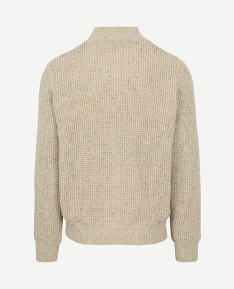 Vest wolmix dominick beige