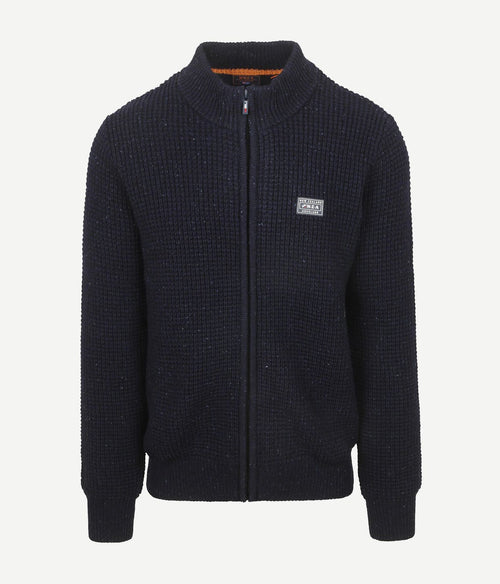 NZA vest wolmix dominick donkerblauw | Regular-fit