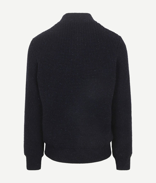 NZA vest wolmix dominick donkerblauw | Regular-fit