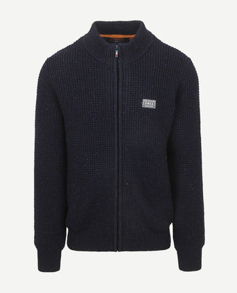 Vest wolmix dominick donkerblauw