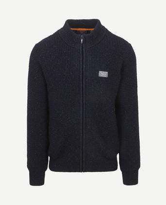 Vest wolmix dominick donkerblauw