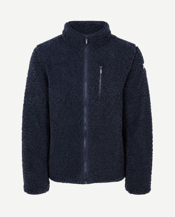 Vest zip oreti polar fleece donkerblauw