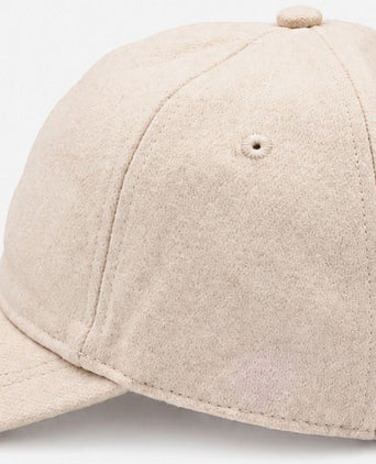 Cap wool blend ecru
