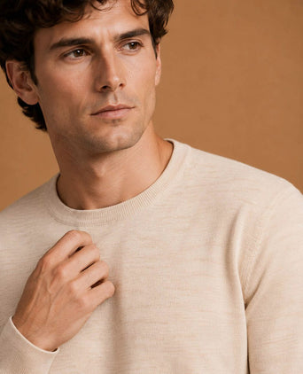 The john pullover merino ecru