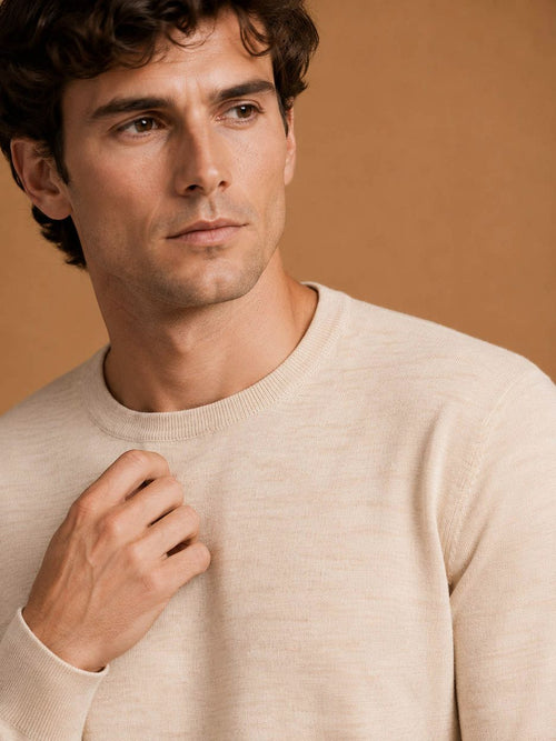 The john pullover merino ecru