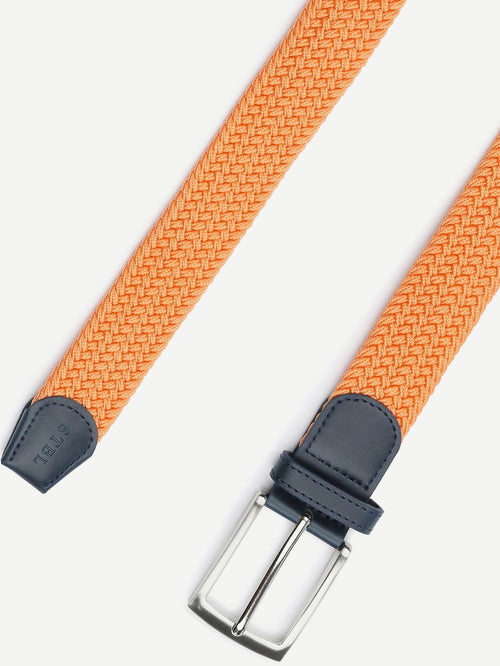 Geweven riem oranje