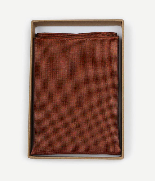 Suitable zijde pochet brique