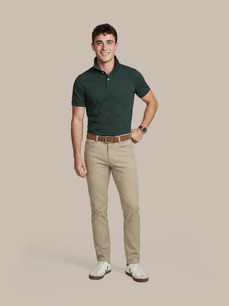 Broek bruno structured beige Broek bruno structured beige