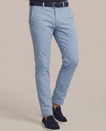 Chino peano twill steel blue
