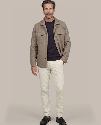 Chino Plato corduroy off white