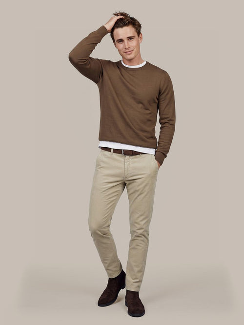 Chino Plato corduroy off white
